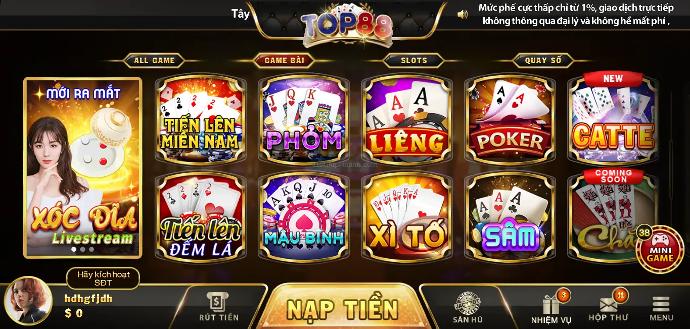 Cổng Game Top88 – Sân Chơi Giải Trí Đỉnh Cao Tại Việt Nam