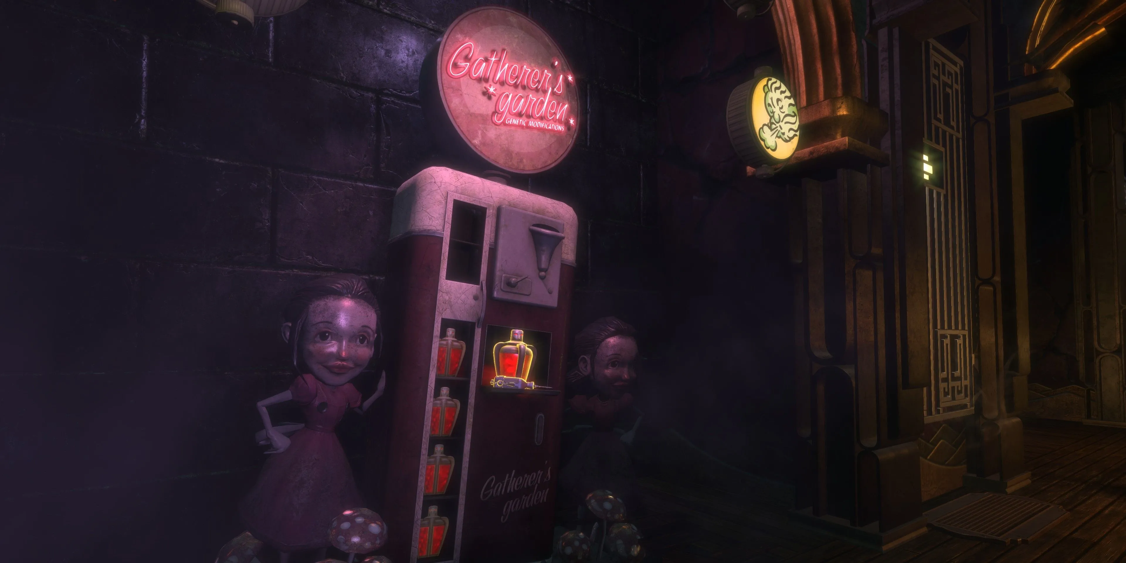 Máy Gatherer's Garden, nơi người chơi nâng cấp kỹ năng trong BioShock