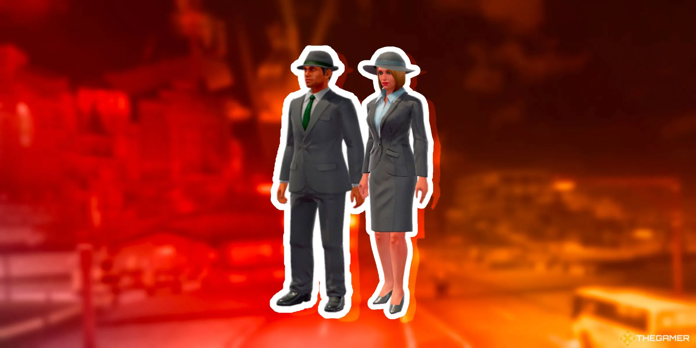 Hai cư dân New Donk City từ Super Mario Odyssey trên đường đua Crown City, đại diện cho sự 'kỳ lạ' trong dàn nhân vật của Mario Kart World