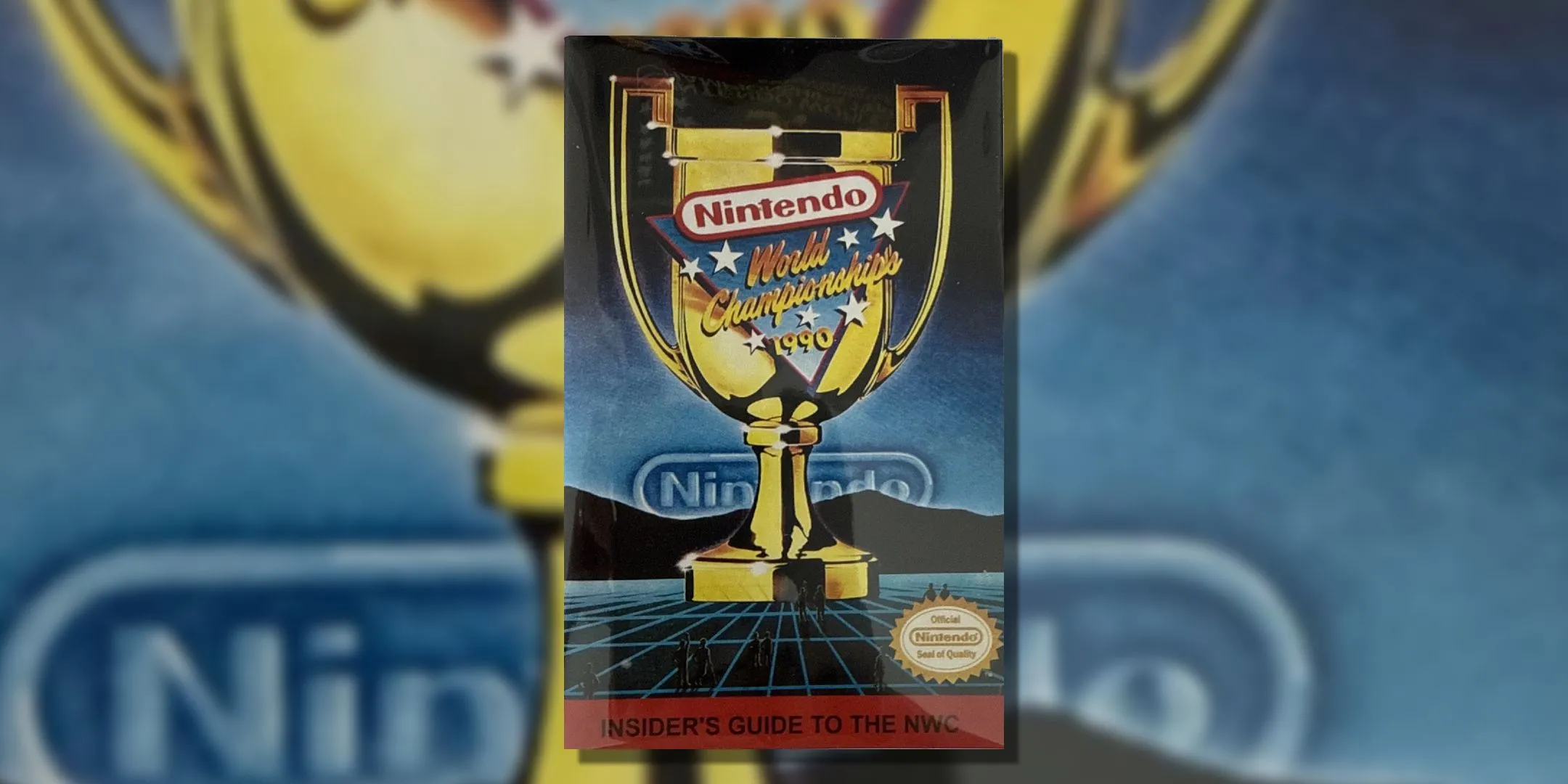 Bìa cẩm nang Nintendo World Championships Insider Guide từ sự kiện năm 1990