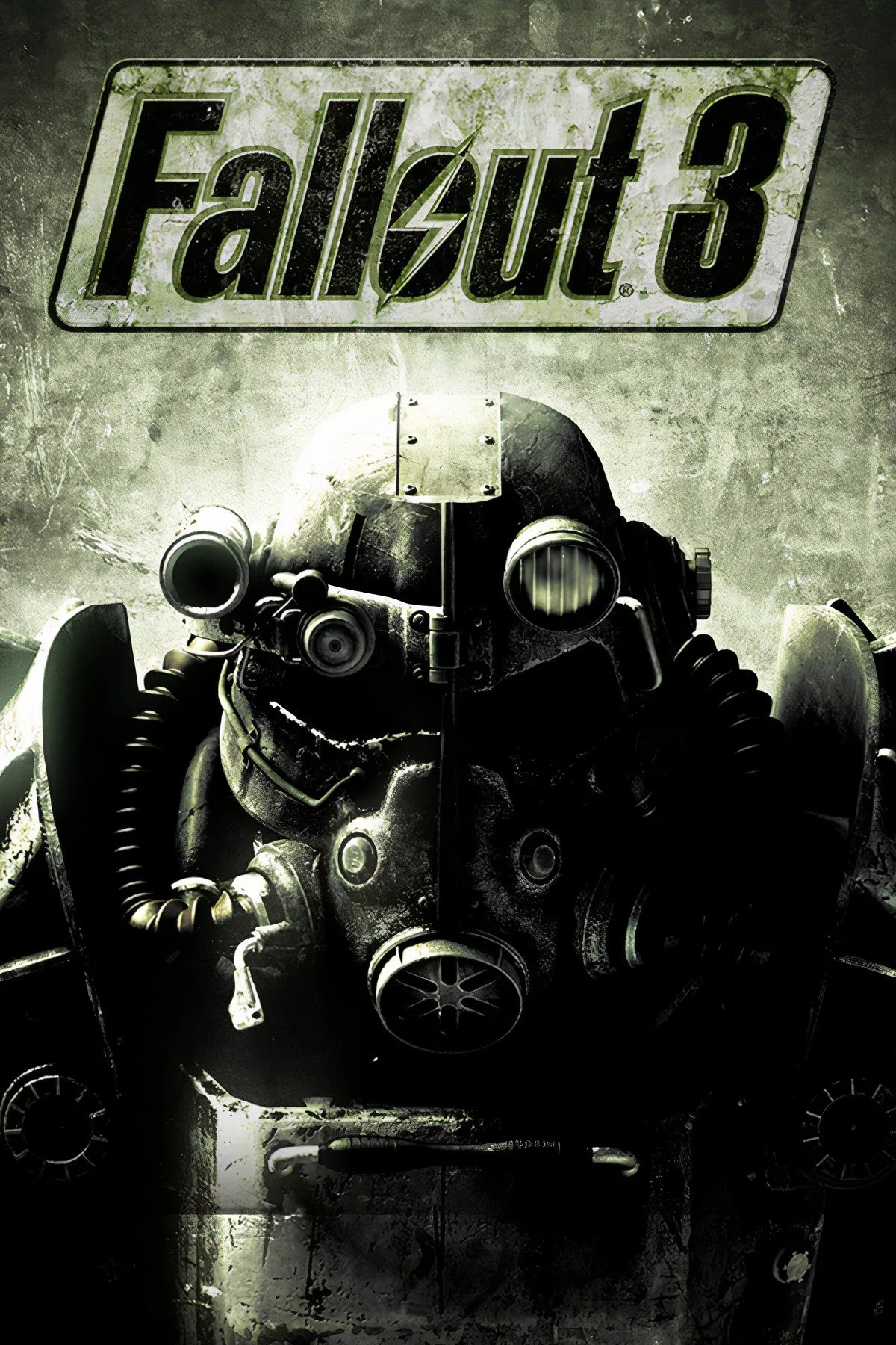 Bìa game Fallout 3, tựa game nhập vai thế giới mở hậu tận thế của Bethesda
