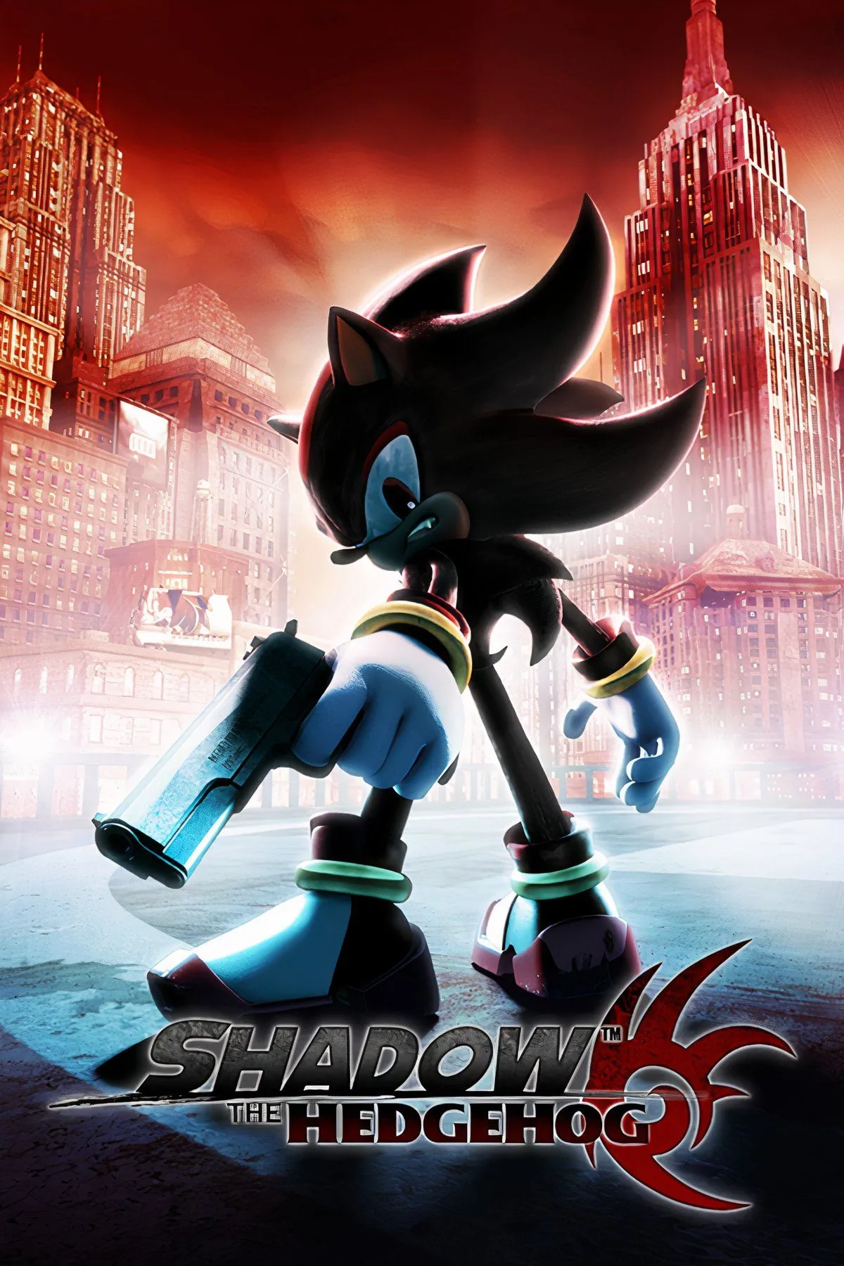 Biểu tượng Shadow the Hedgehog, thể hiện sự tập trung vào nhân vật Shadow và các mối quan hệ mới.
