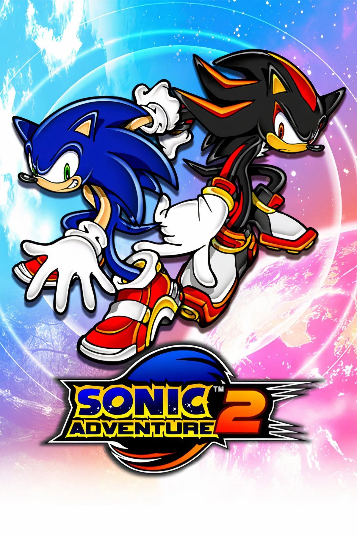 Biểu tượng Sonic Adventure 2, đại diện cho cốt truyện hoành tráng và sự ra mắt của Shadow và Rouge.