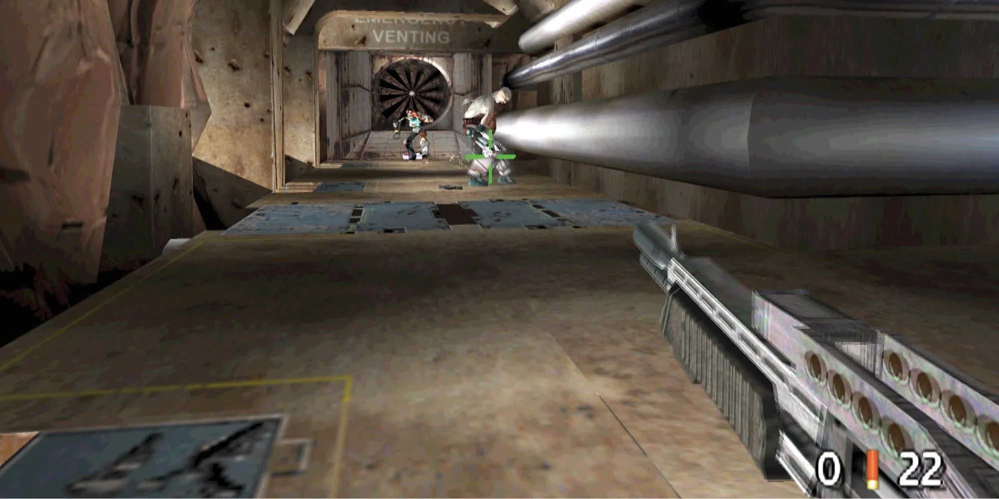 Bối cảnh và nhân vật trong game bắn súng góc nhìn thứ nhất Timesplitters trên PS2
