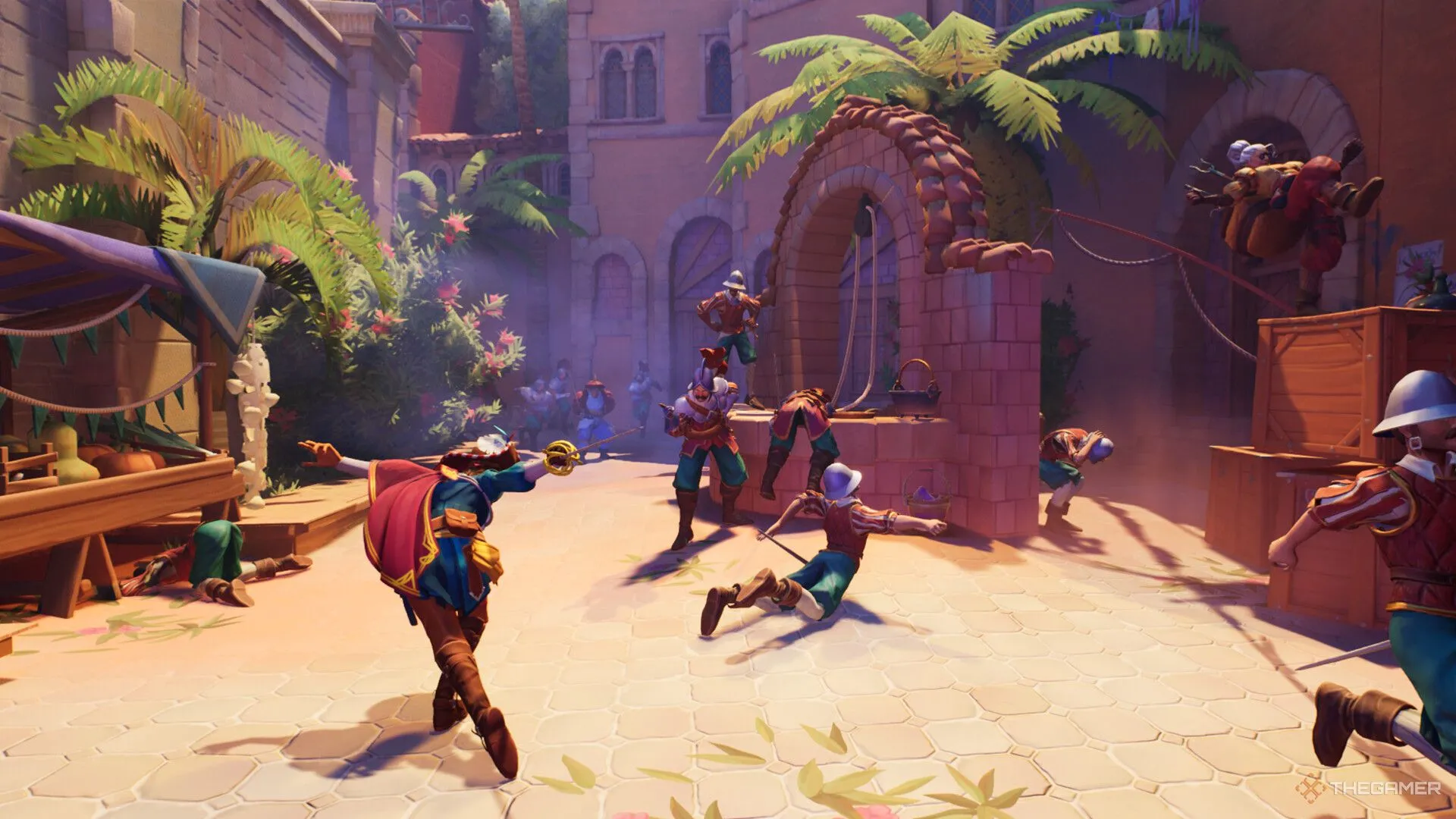 Cảnh chiến đấu kiếm thuật điêu luyện trong game En Garde!, điểm tương đồng với phong cách của Maelle