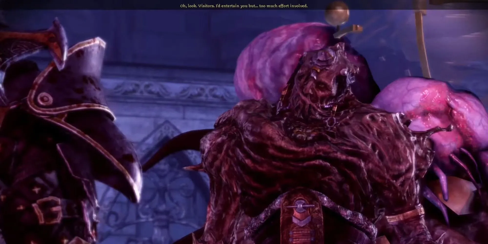 Cảnh chiến đấu trong The Fade, một chiều không gian khác trong Dragon Age: Origins