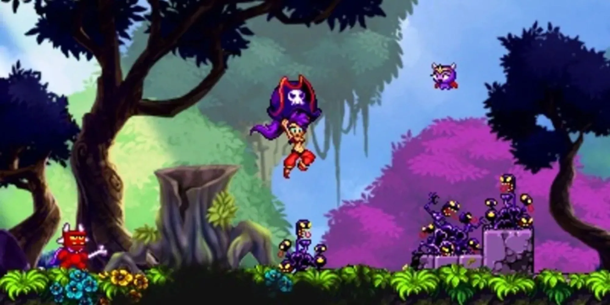 Cô nàng thần đèn Shantae với trang phục cướp biển trong Shantae and the Pirate's Curse