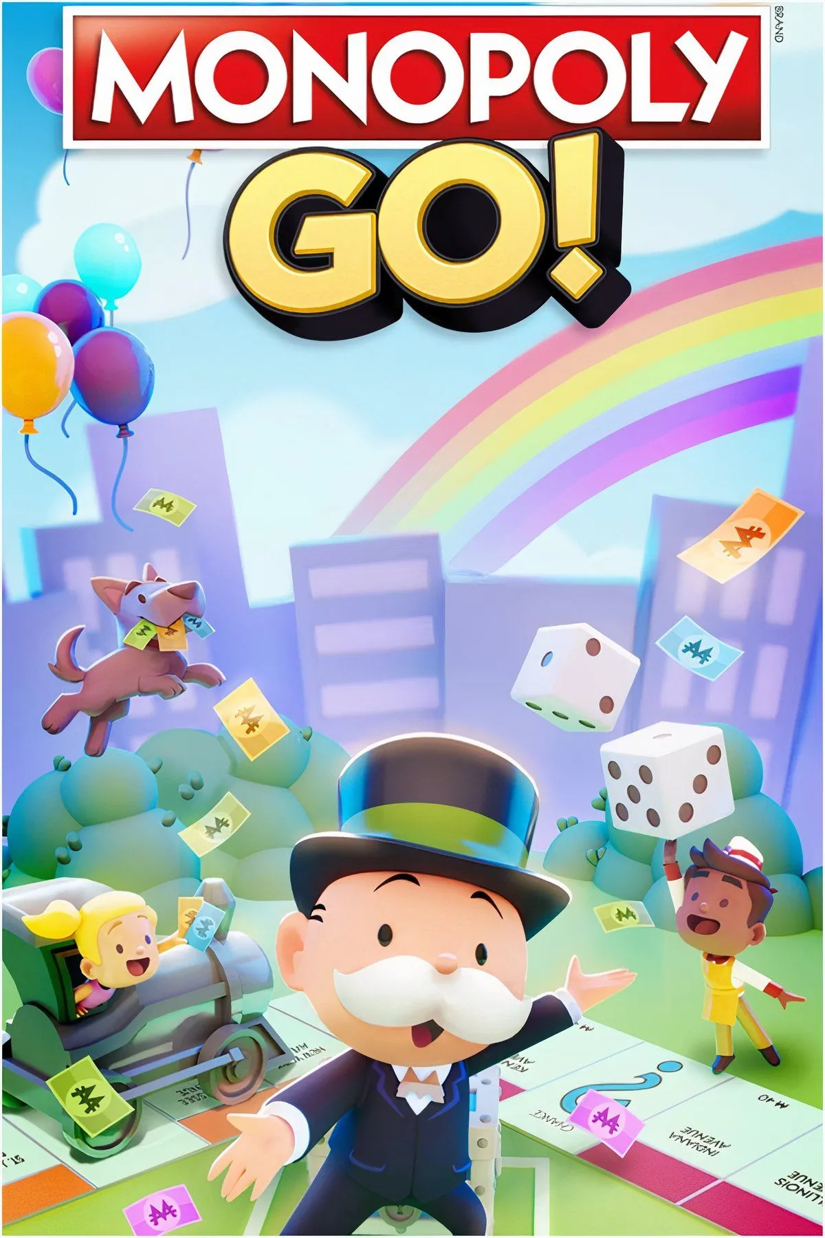 Giao diện tổng quan game Monopoly GO, nơi người chơi tham gia các giải đấu để kiếm Express Coins.