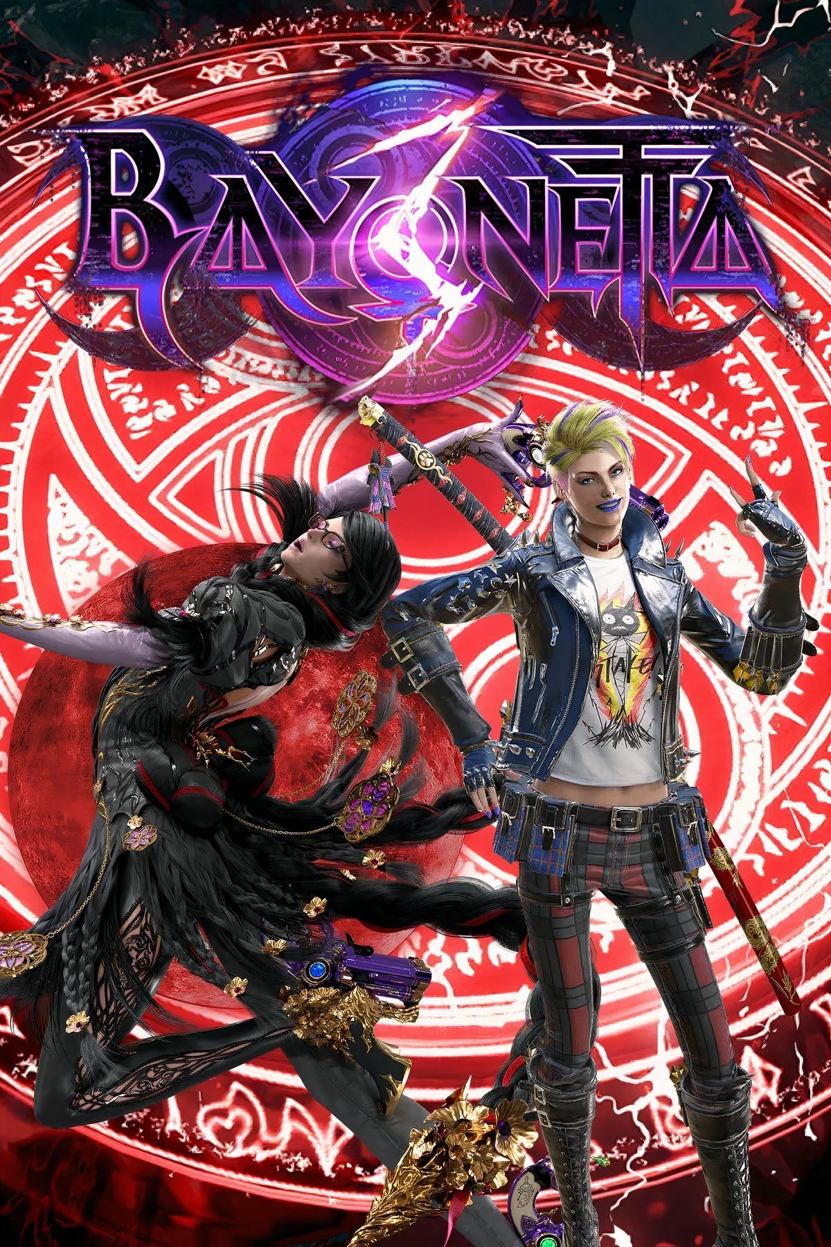 Hình ảnh bìa chính thức của game hành động Bayonetta 3