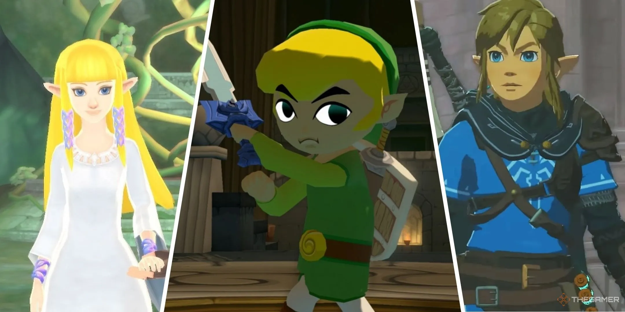 Hình ảnh các tựa game The Legend of Zelda nổi bật với cốt truyện hay