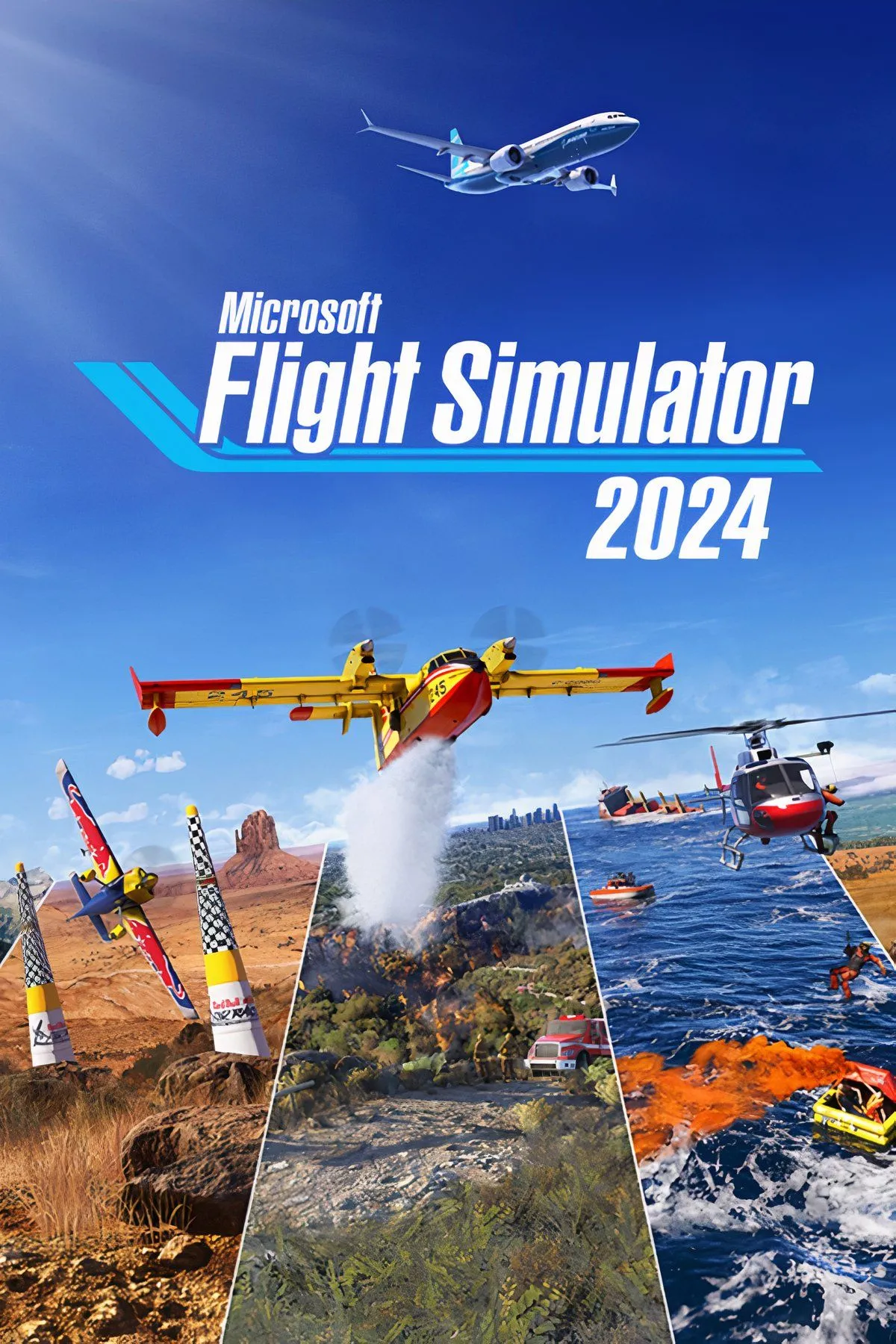Hình ảnh máy bay đồ họa chân thực trong Microsoft Flight Simulator 2024
