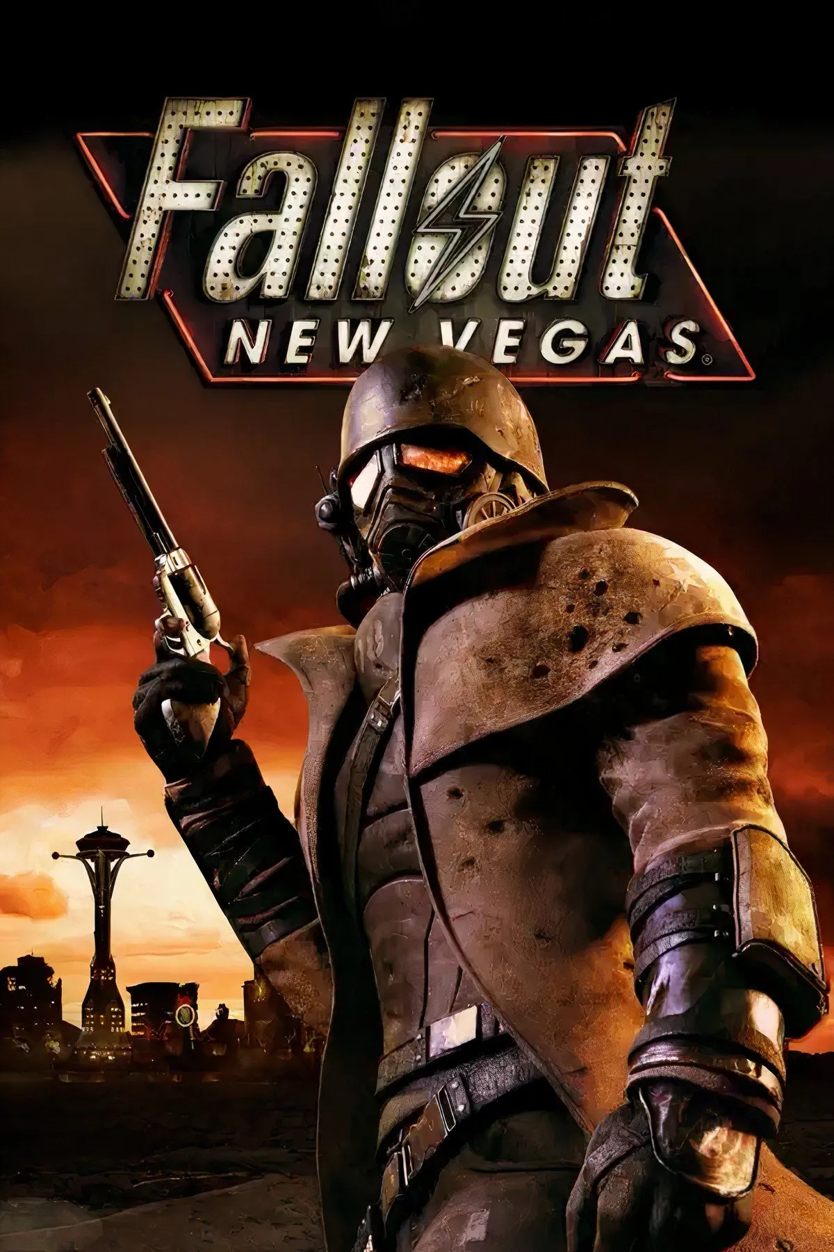Hình ảnh tổng hợp về series game Fallout, gợi nhớ Fallout New Vegas và tin đồn game mới đang được phát triển.