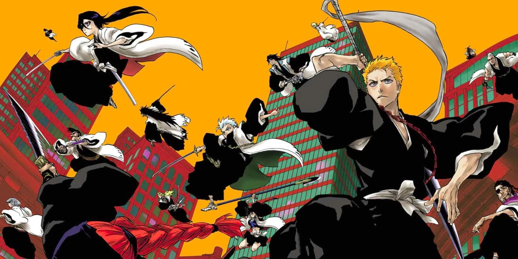 Ichigo và dàn nhân vật Bleach tập trung, thể hiện sự kỳ vọng vào tựa game mới