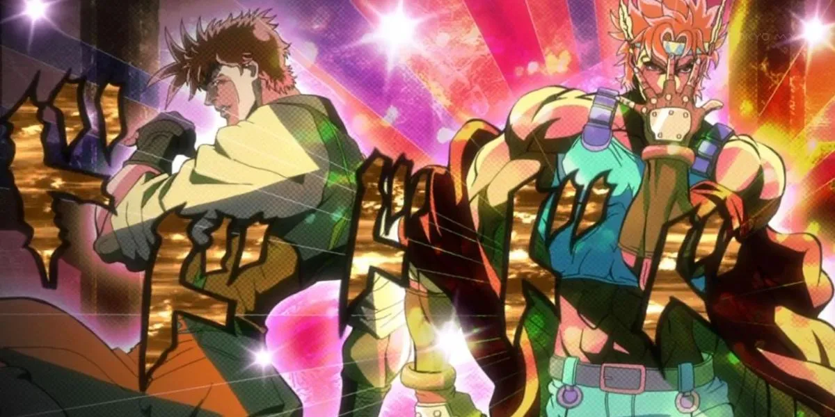 Jonathan Joestar và Caesar Zeppeli trong JoJo's Bizarre Adventure