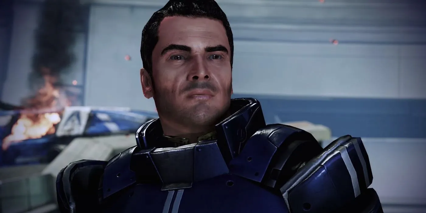 Kaidan Alenko từ Mass Effect 3 Legendary Edition, một tùy chọn lãng mạn phát triển mạnh mẽ qua ba phần game.