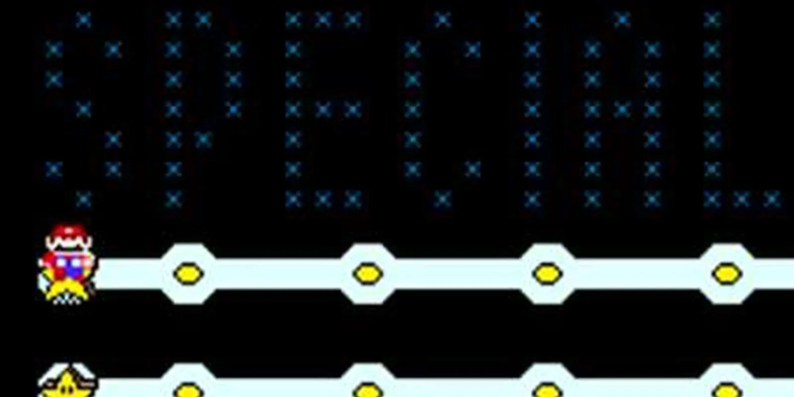 Khu vực Đặc biệt (Special Zone) đầy màu sắc trên bản đồ thế giới của Super Mario World
