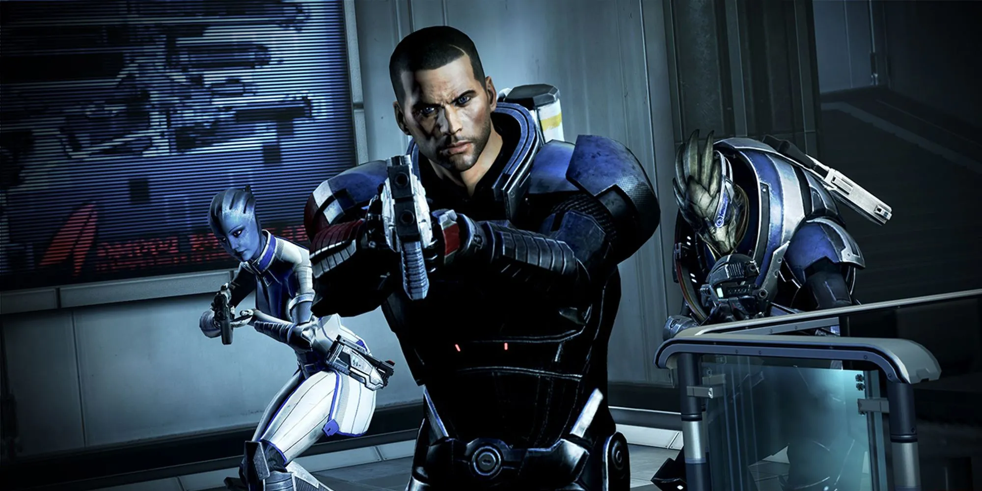 Liara và Garrus, hai đồng đội quen thuộc trong Mass Effect 3