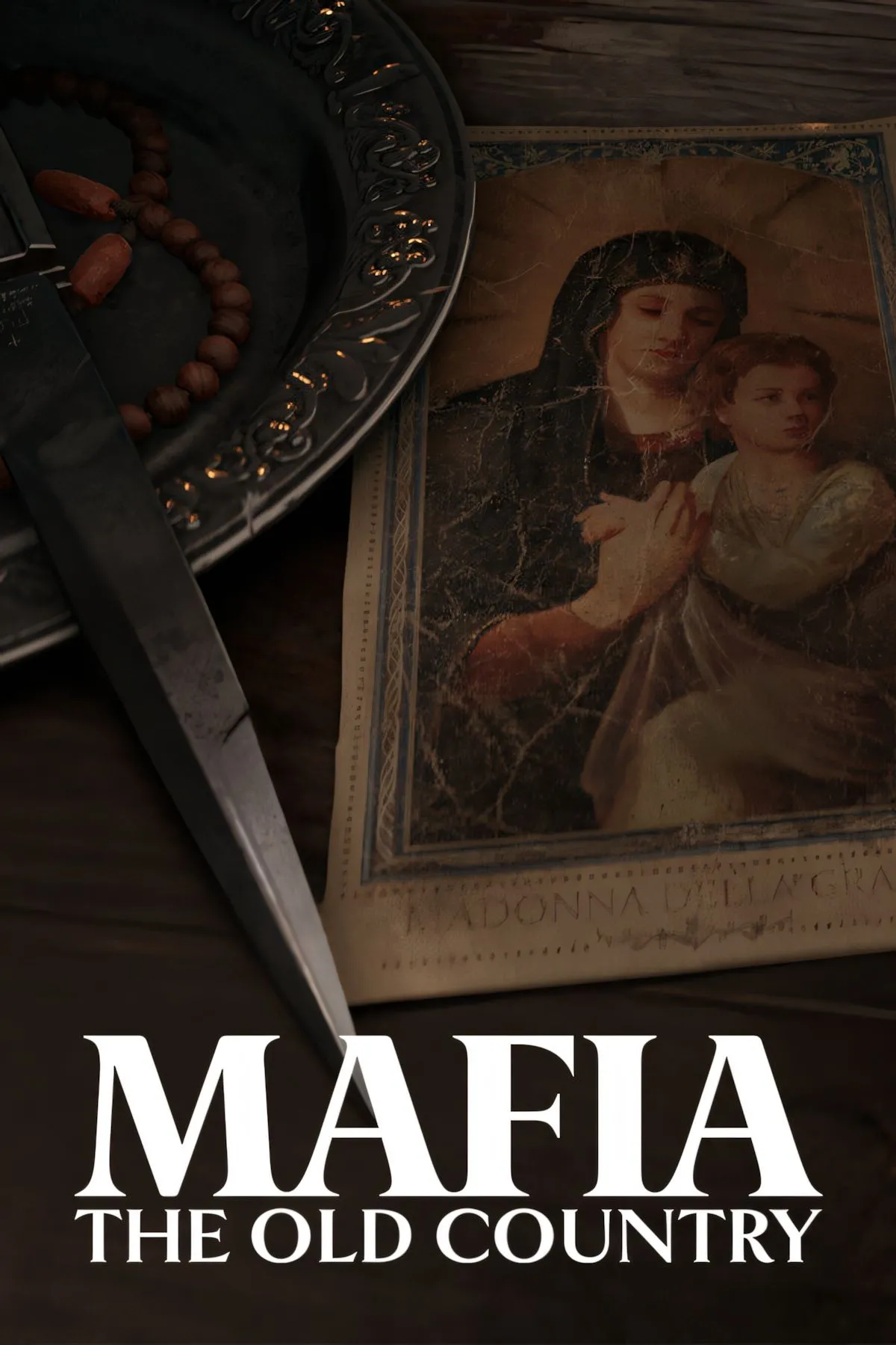 Logo chính thức của game Mafia: The Old Country với tông màu cổ điển