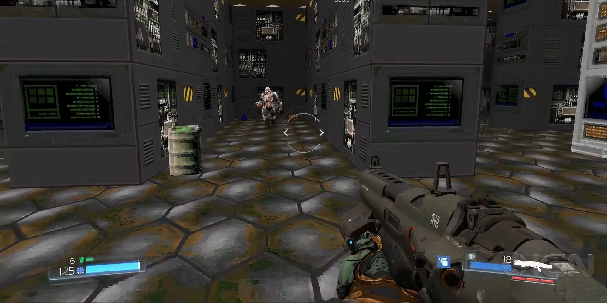 Màn chơi bí mật phong cách retro từ Doom 1/2 trong game Doom (2016)
