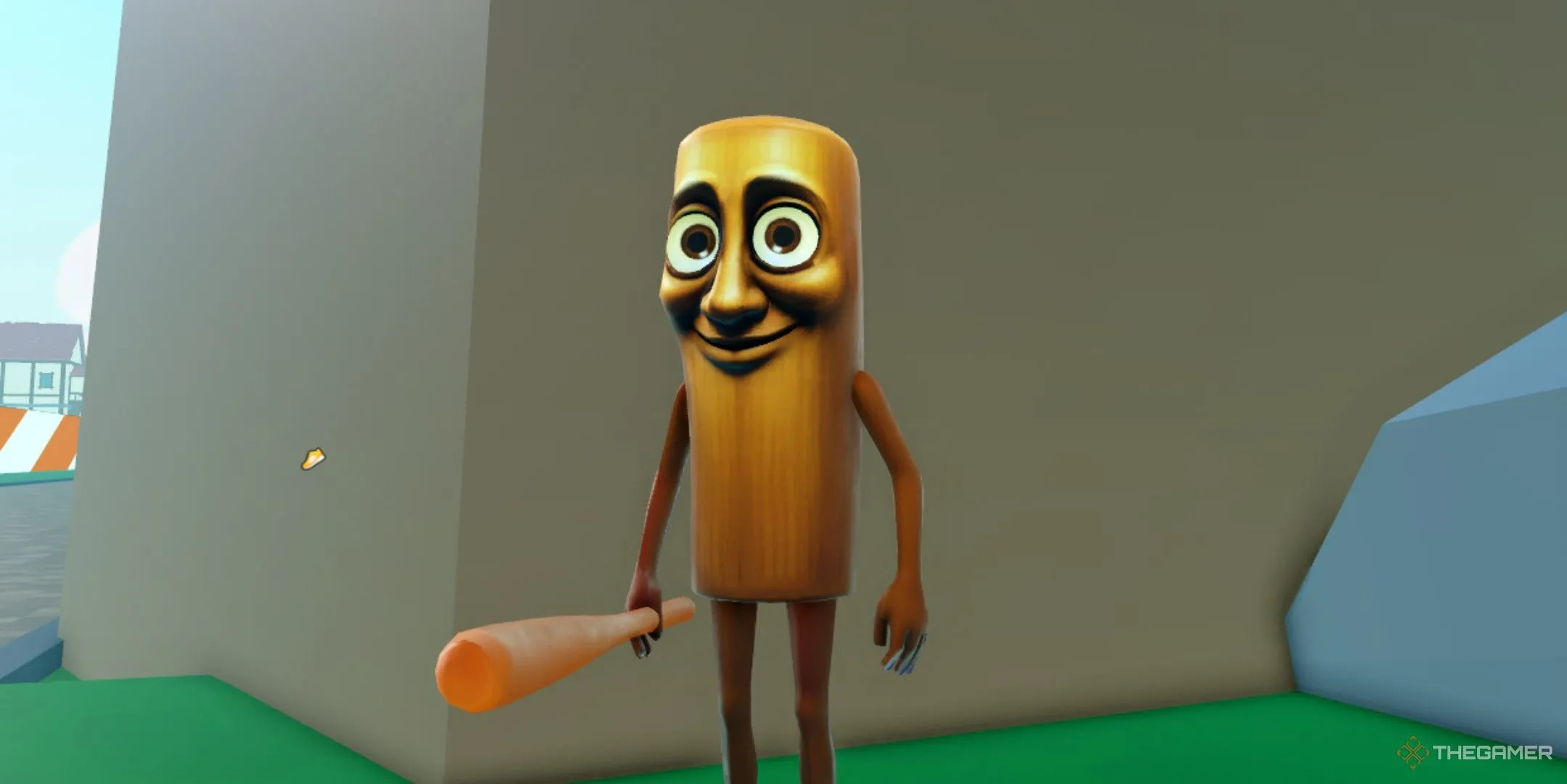 Một nhân vật trong trò chơi Tung Tung Race trên Roblox, thể hiện sự đa dạng của nền tảng game miễn phí này.