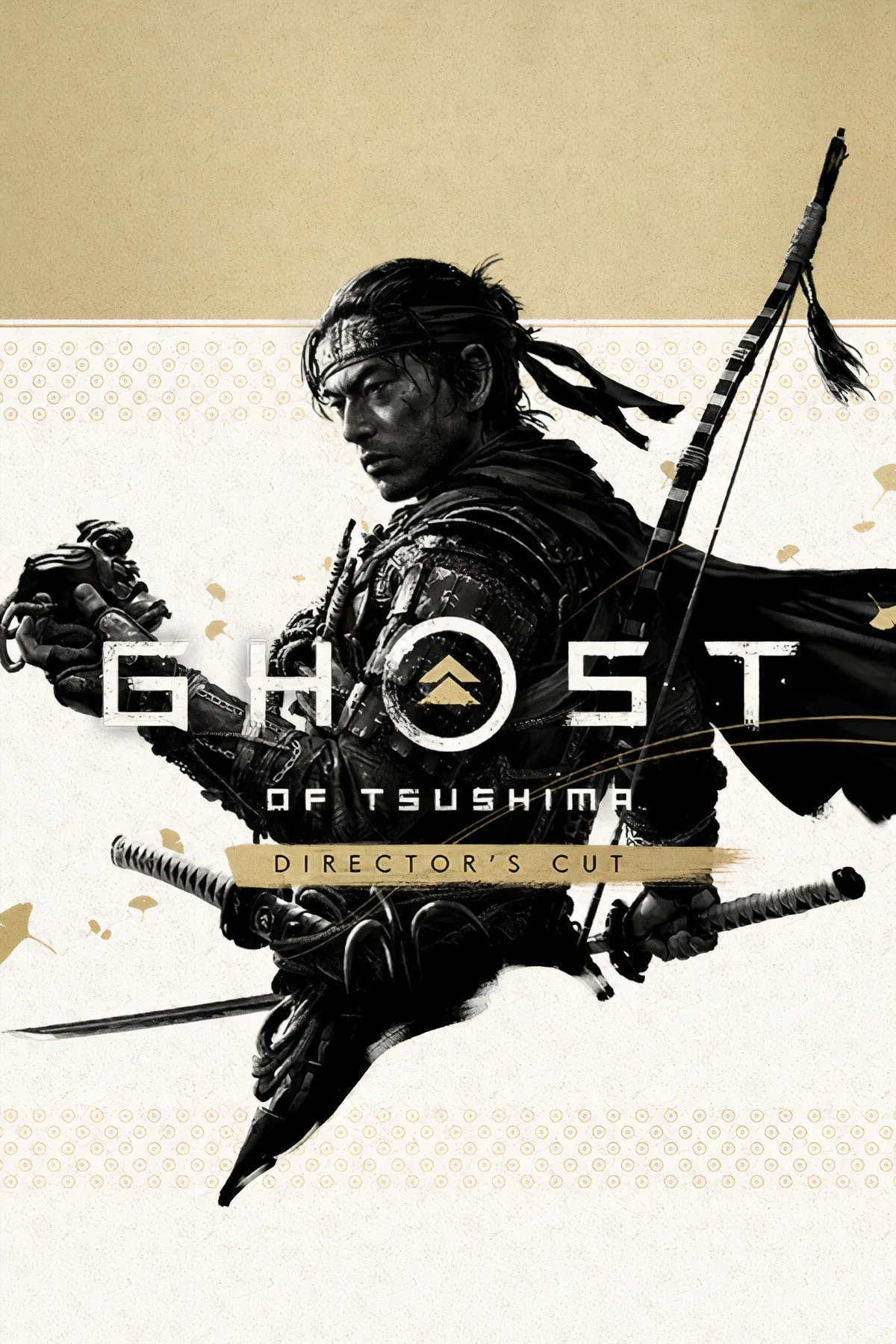 Nhân vật Jin Sakai trong trang phục Ghost huyền thoại của game Ghost of Tsushima, sẵn sàng cho những trận chiến samurai khốc liệt