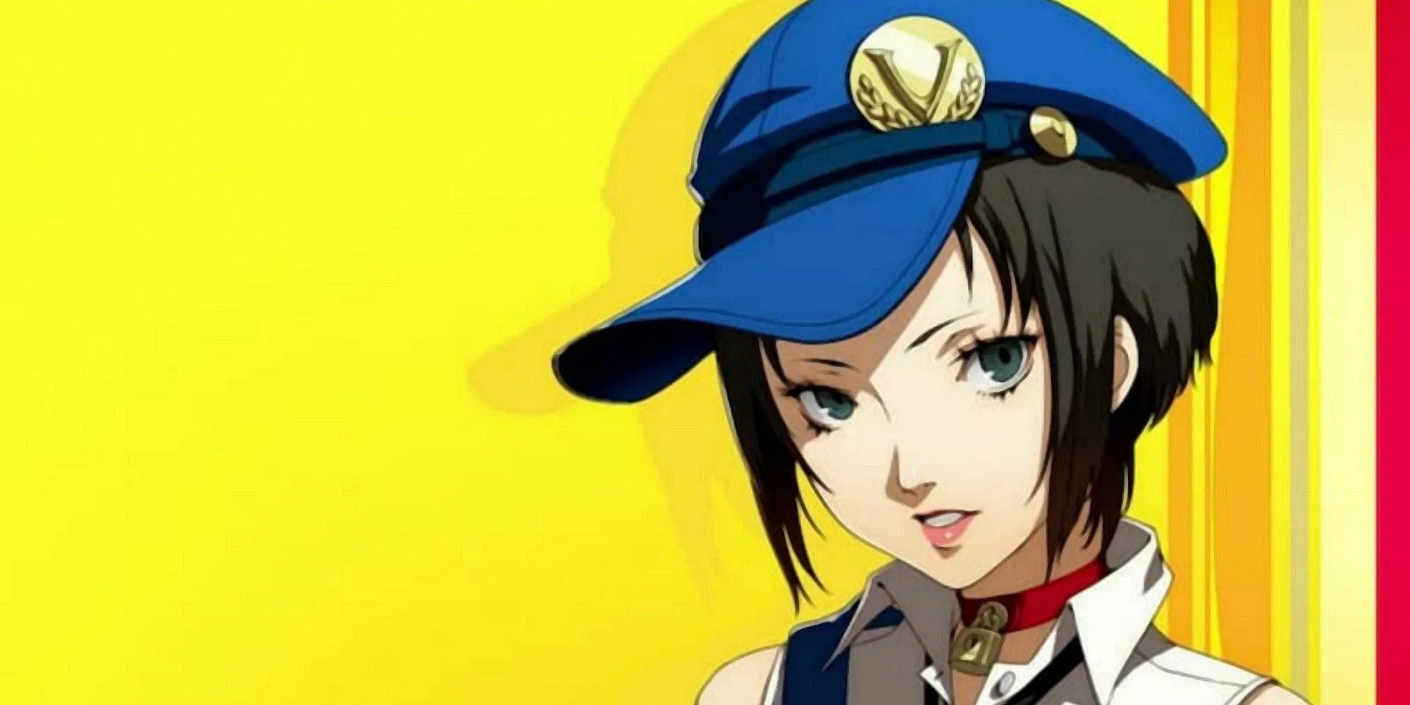 Nhân vật Marie với mái tóc hồng nổi bật, đại diện cho nội dung bổ sung trong Persona 4 Golden.