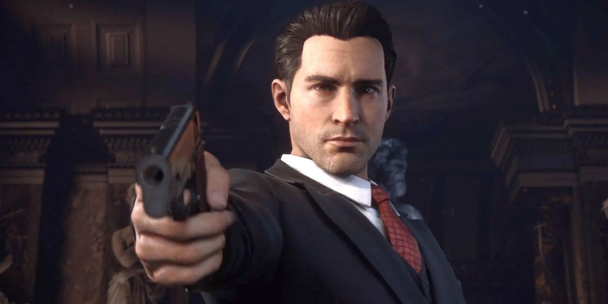 Nhân vật Tommy Angelo trong Mafia Definitive Edition, tái hiện chân thực cuộc sống xã hội đen thời Cấm rượu.