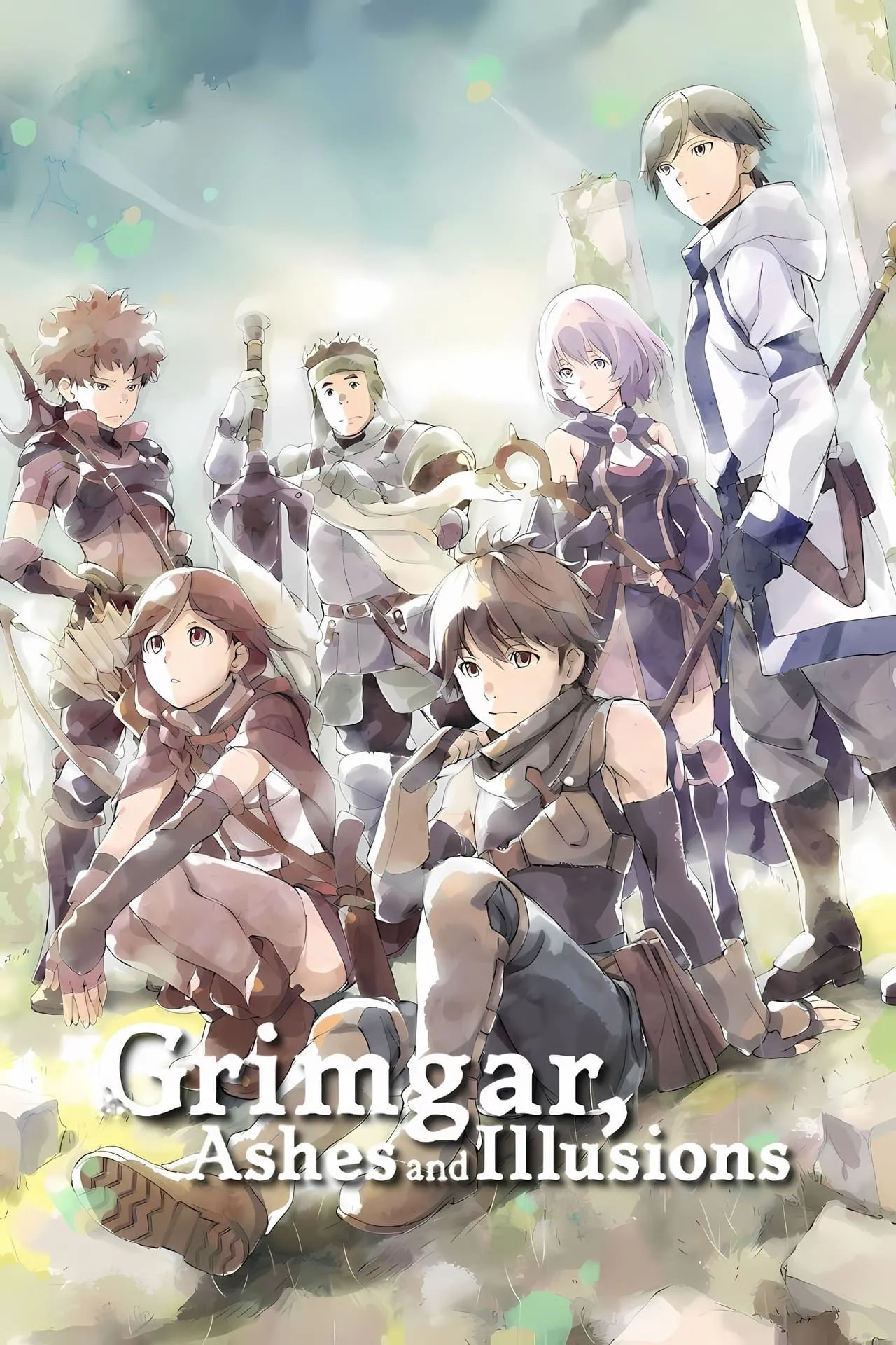 Nhóm Haruhiro trong Grimgar of Fantasy and Ash, đối mặt với hiện thực khắc nghiệt của thế giới isekai