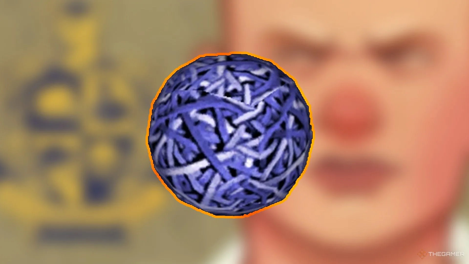 Quả bóng làm từ dây thun trong game Bully, một vật phẩm sưu tầm độc đáo