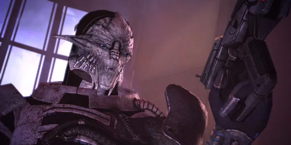 Saren, một nhân vật quan trọng trong Mass Effect, tựa game nhập vai hành động về cuộc phiêu lưu giữa các vì sao bị chê vì các khu vực trống trải.