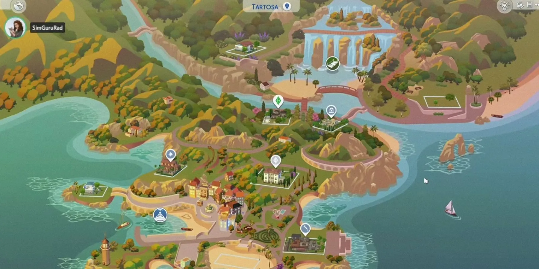 Tartosa là thế giới mới trong sims 4