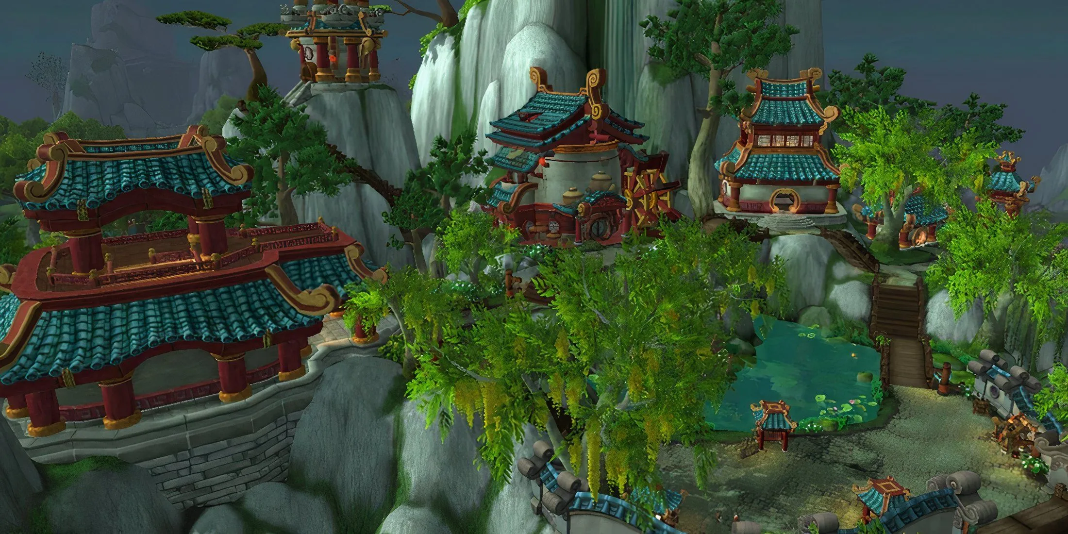 Thành phố Dawn's Blossom tại Pandaria, điểm đến quan trọng cho người chơi WoW MoP