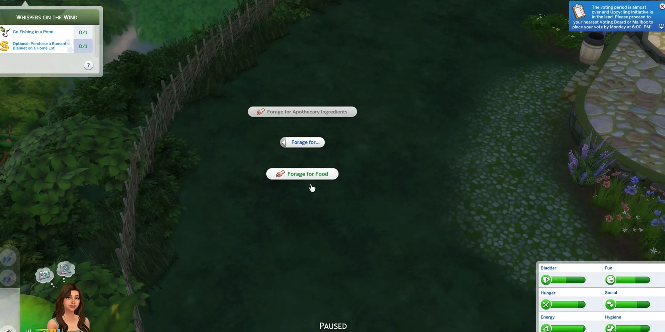 tìm kiếm nguyên liệu Apothecary trong Sims 4