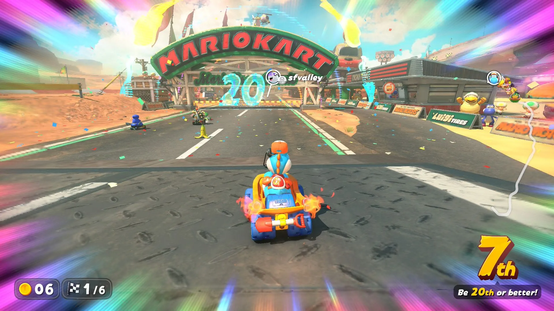 Trải nghiệm chế độ Knockout Tour đầy gay cấn, điểm nhấn của Mario Kart World