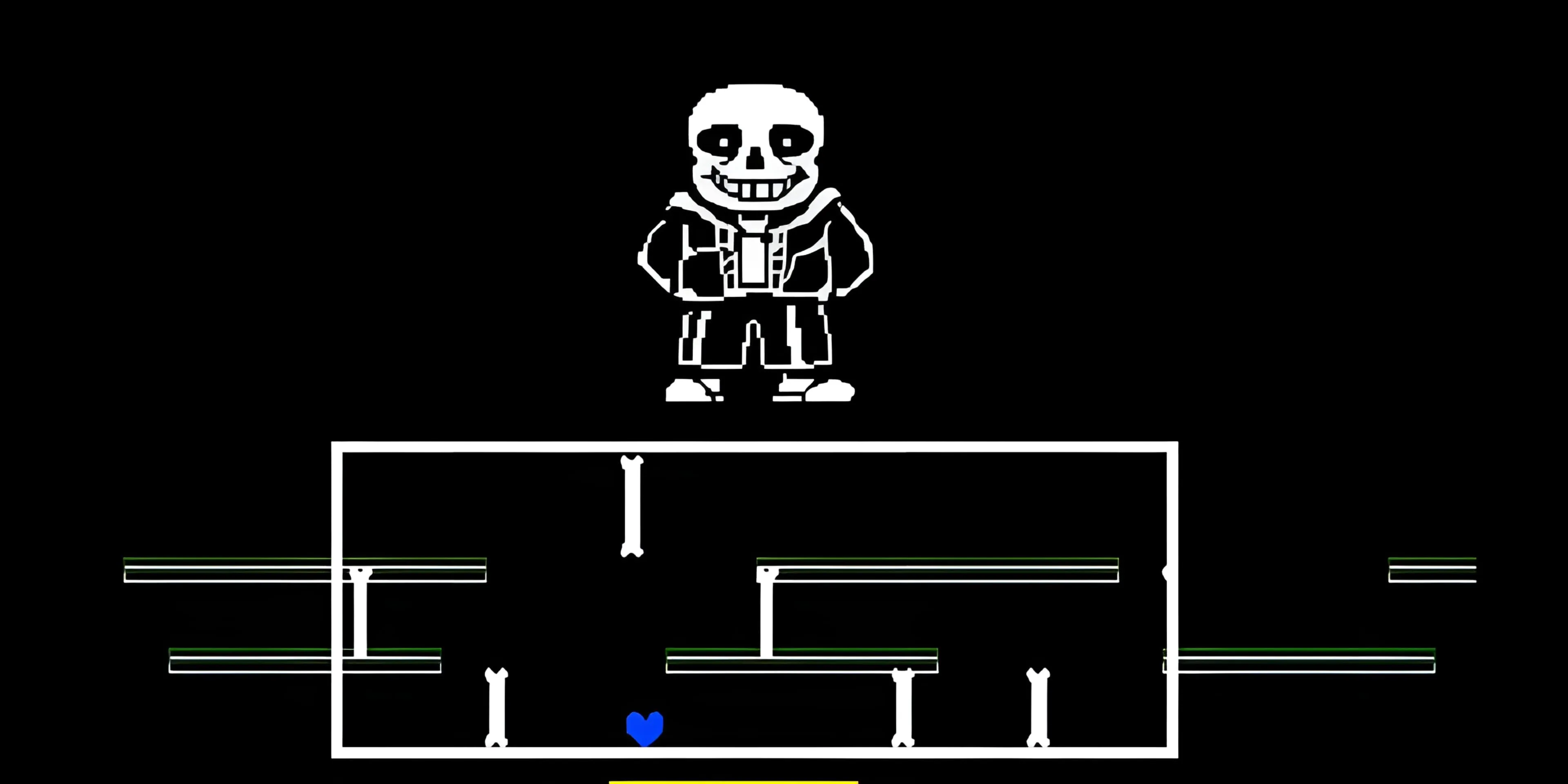 Trận đấu trùm đầy thử thách với Sans trong game RPG Undertale