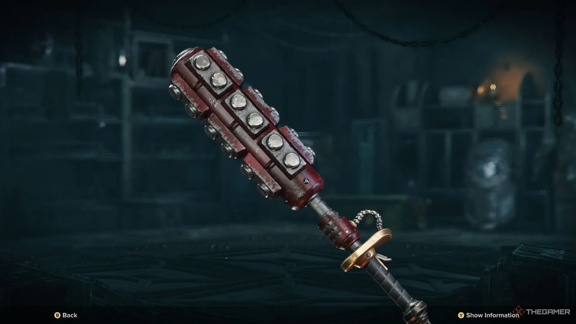 Vũ khí cận chiến Shock-Maul của Arbites giúp gây choáng trong Darktide