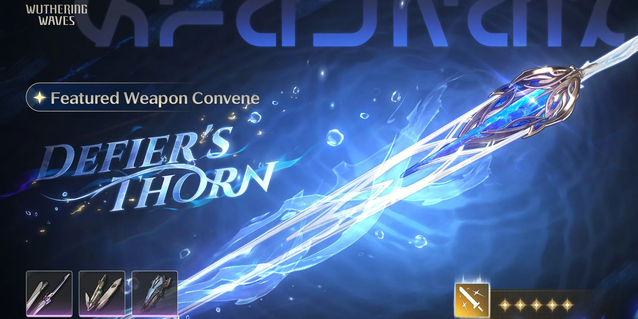 Vũ khí Defier's Thorn trong banner Cartethyia Wuthering Waves 2.4