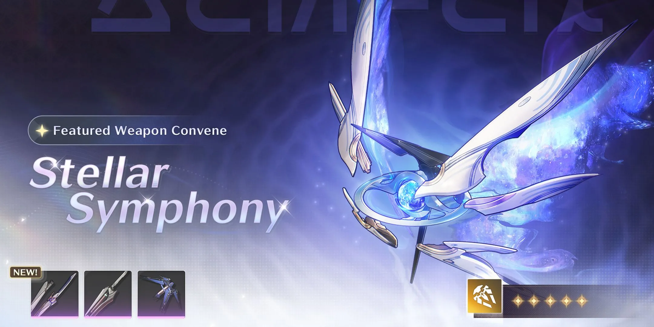 Vũ khí Stellar Symphony trong banner The Shorekeeper Wuthering Waves 1.3