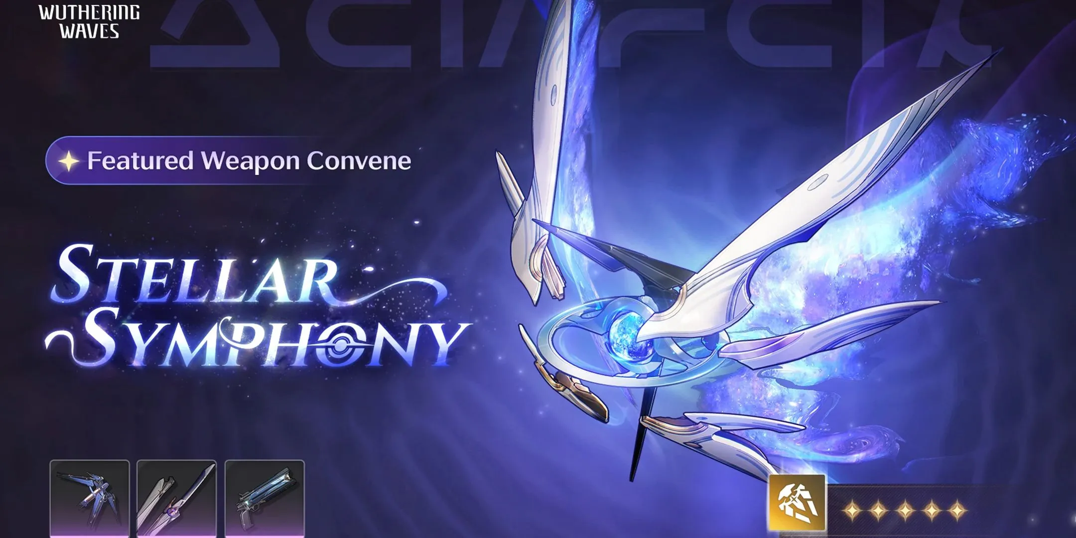 Vũ khí Stellar Symphony trong banner The Shorekeeper Wuthering Waves 2.2