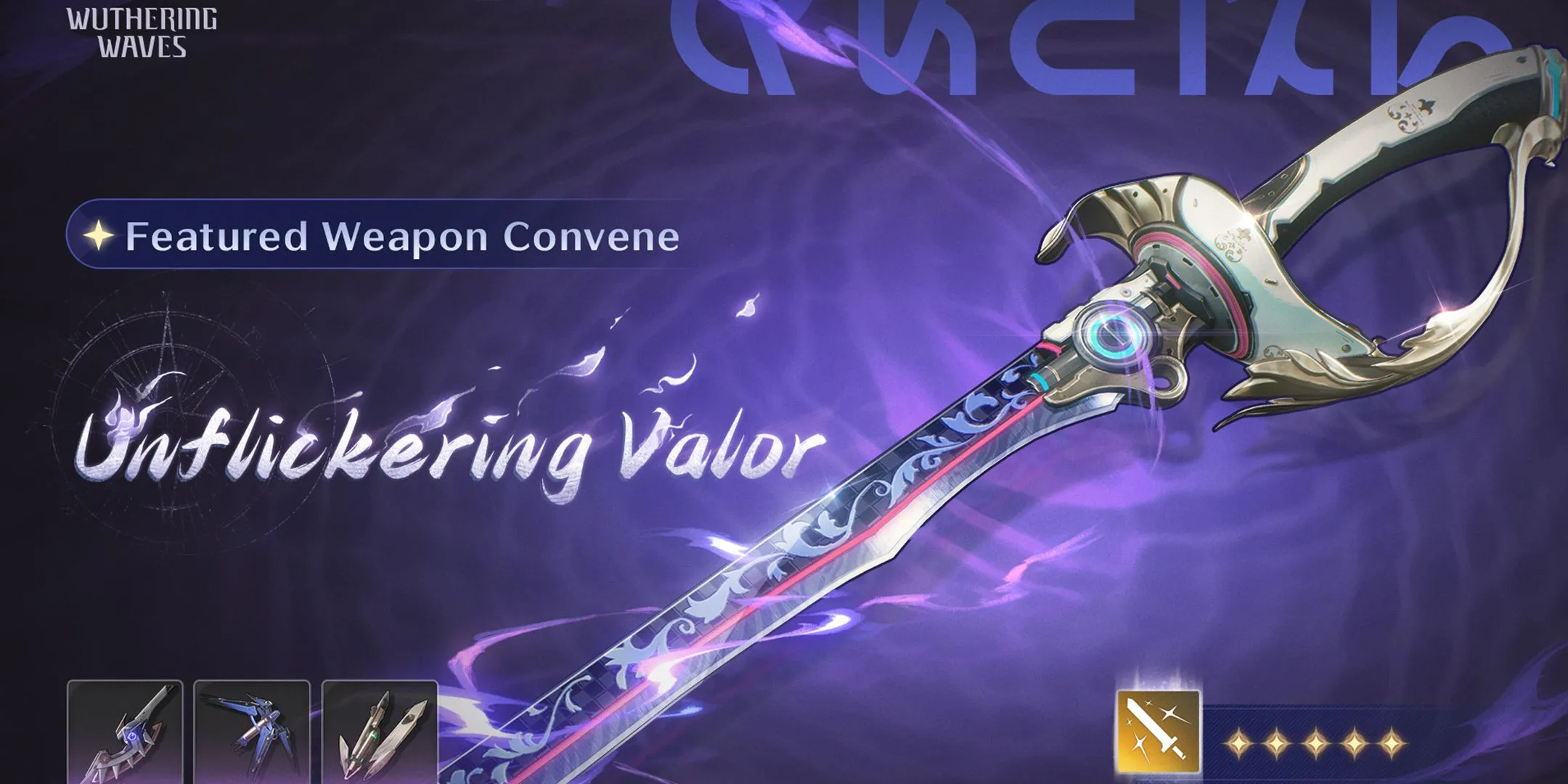 Vũ khí Unflickering Valor trong banner Brant Wuthering Waves 2.1