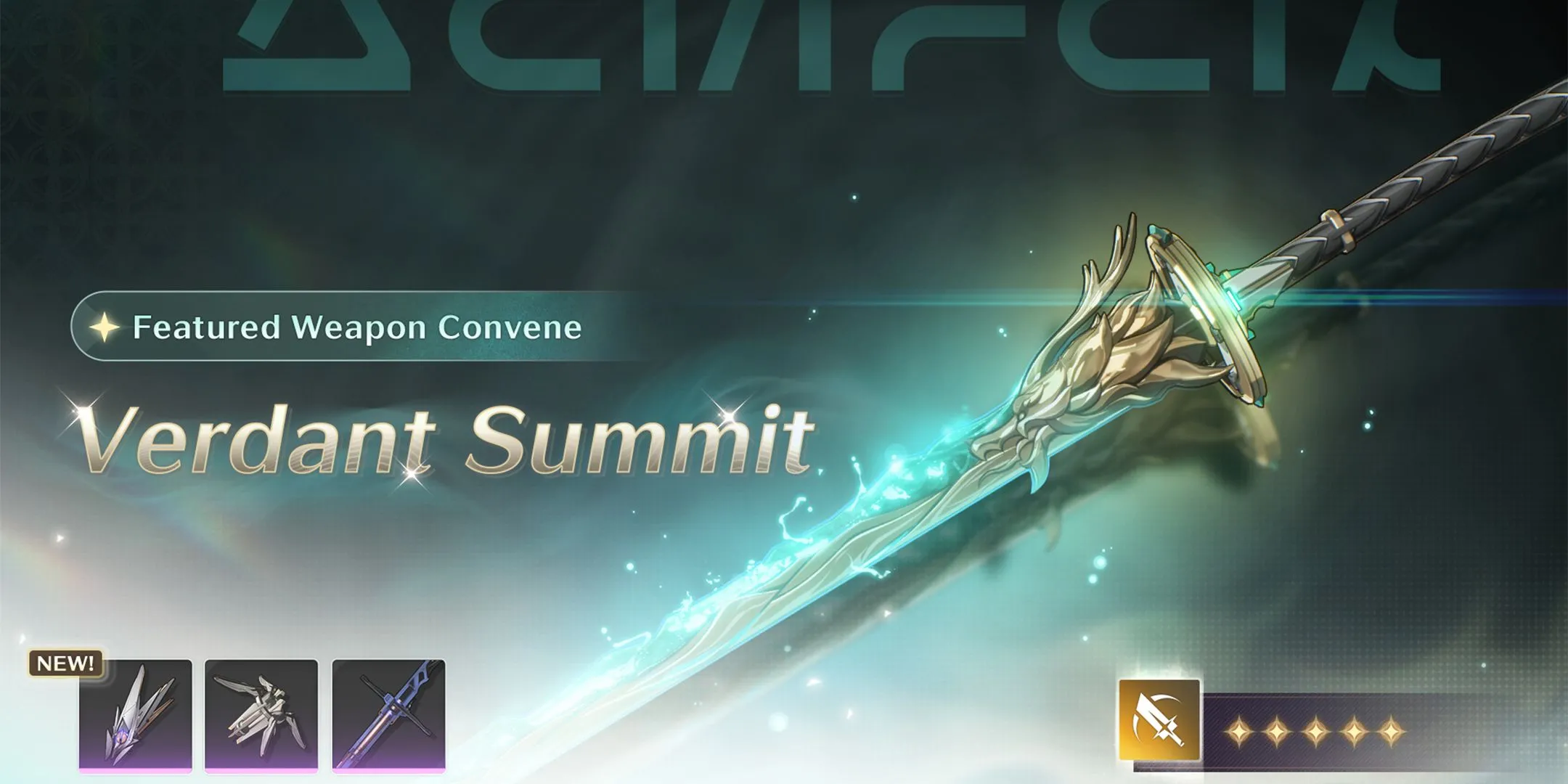 Vũ khí Verdant Summit trong banner Jiyan Wuthering Waves 1.3