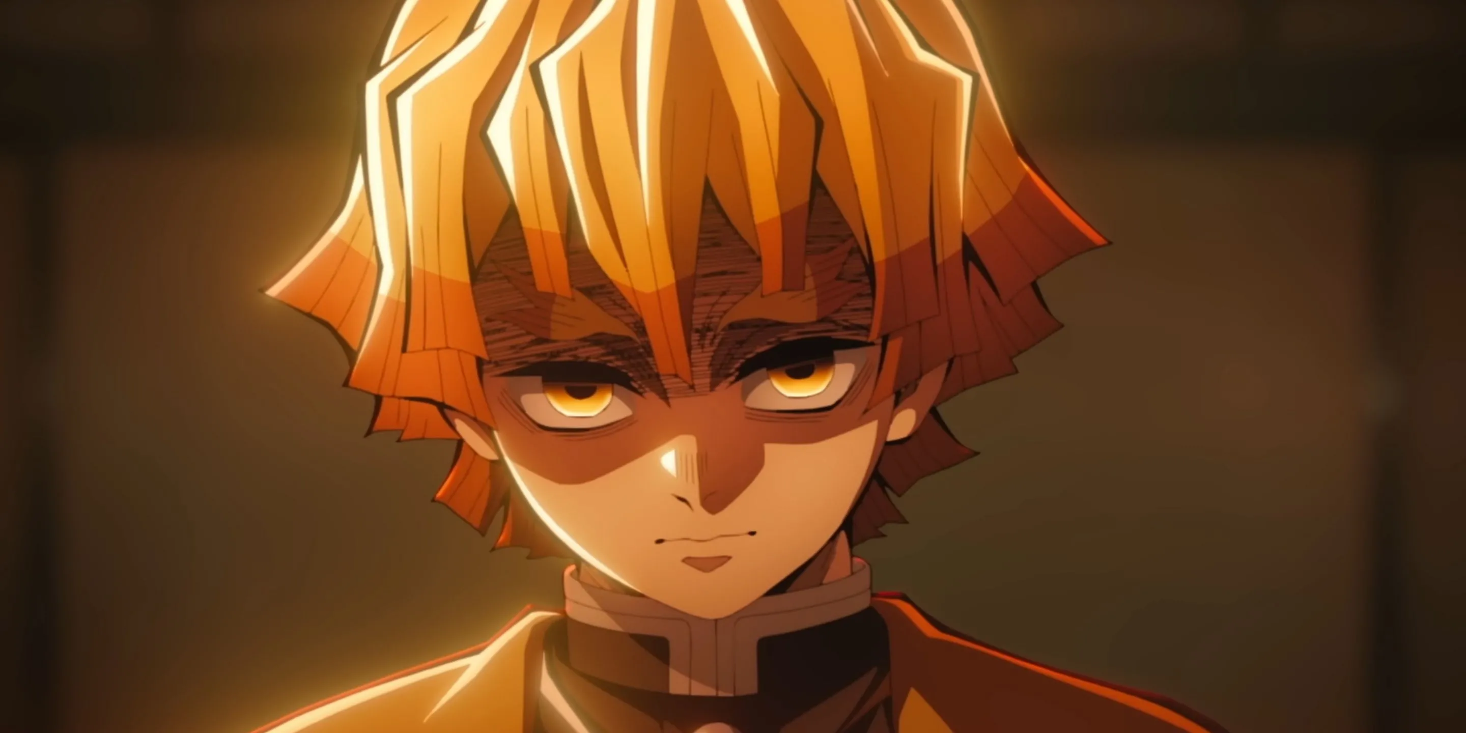 Zenitsu Agatsuma trong một cảnh chiến đấu đầy kịch tính tại Arc Lâu Đài Vô Cực của Demon Slayer