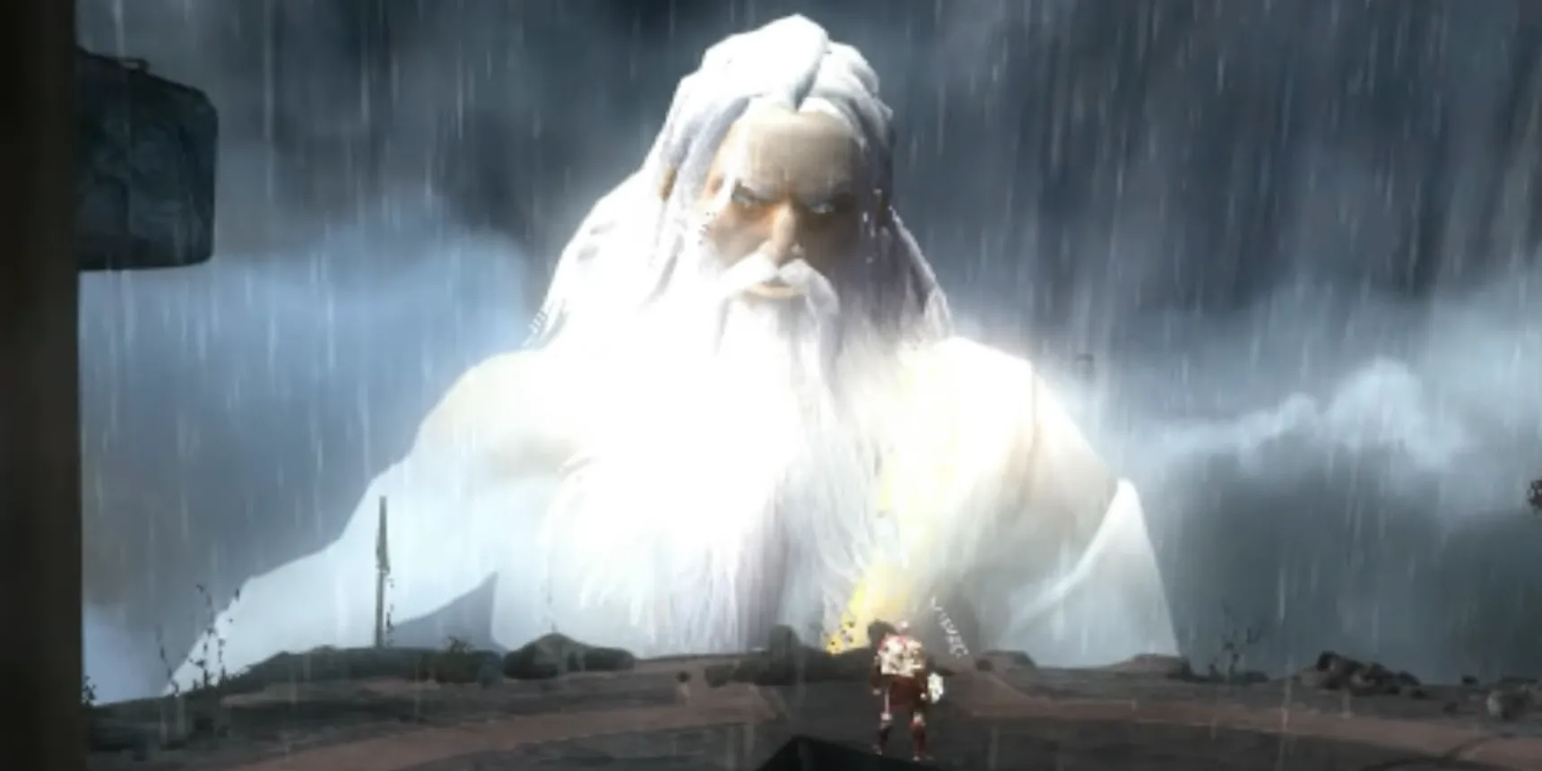 Zeus, vua của các vị thần và trùm cuối trong God of War 2 trên PS2